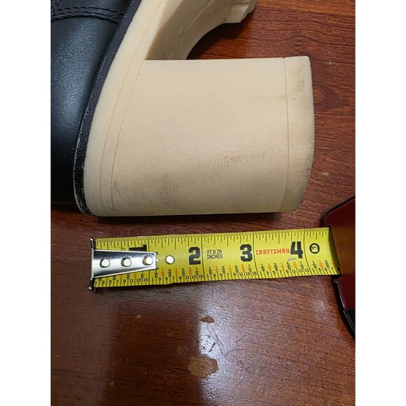 Dolce Vita Black Heeled Ankle Boots Elastic Side Panels Women's Size 8 - Picture 8 of 8